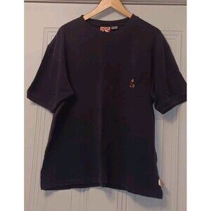 Vintage Disney Designs Mickey Mouse USA Made Blue Men's Large Tee T Shirt